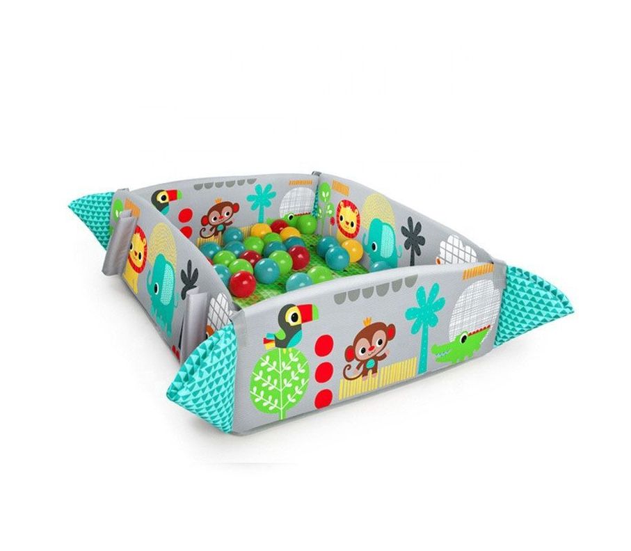 Gimnasio Cuna Alfombra Acolchada bebe Verde-1
