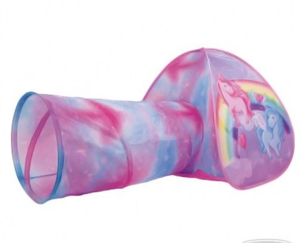 Carpa Iglu Con Tunel Unicornio Para Niños-0