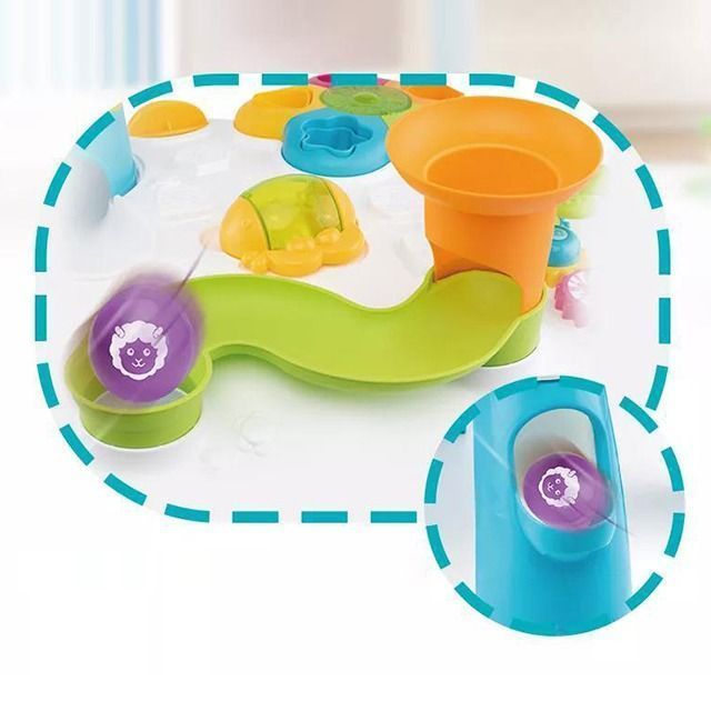 Centro de Actividades Mesita de aprendizaje bebe Azul-3