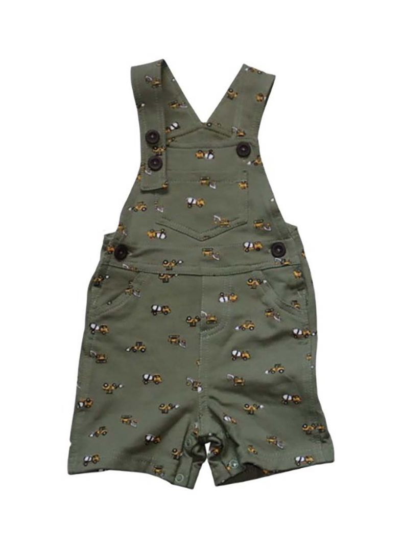 Conjunto Jardinera + Polera bebé Mostaza-2