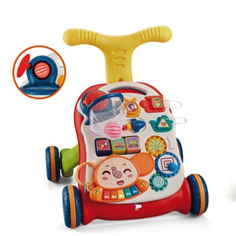 Andador Caminador Correpasillos 2 En 1 Convertible En Centro De Actividades Mesa Musical Bebe-1