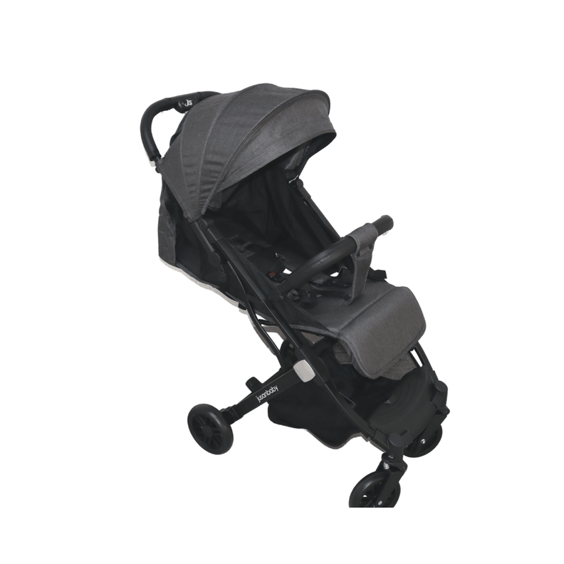 Coche de paseo tipo maleta bebe Gris-0