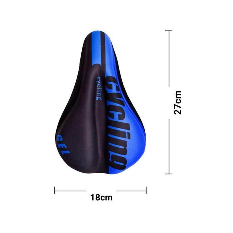 Funda Asiento Bicicleta Sillin Acolchado Con Gel Ergonómico-1
