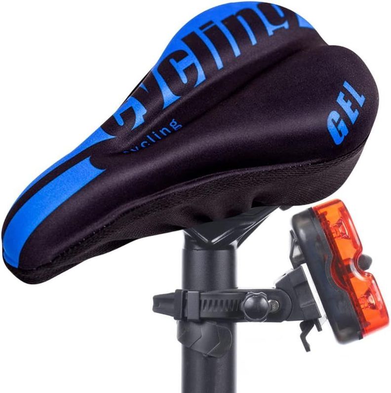 Funda Asiento Bicicleta Sillin Acolchado Con Gel Ergonómico-2