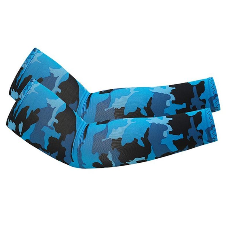Sol Protección Solar Verano Radiación UV Mangas Brazos Camuflaje-0
