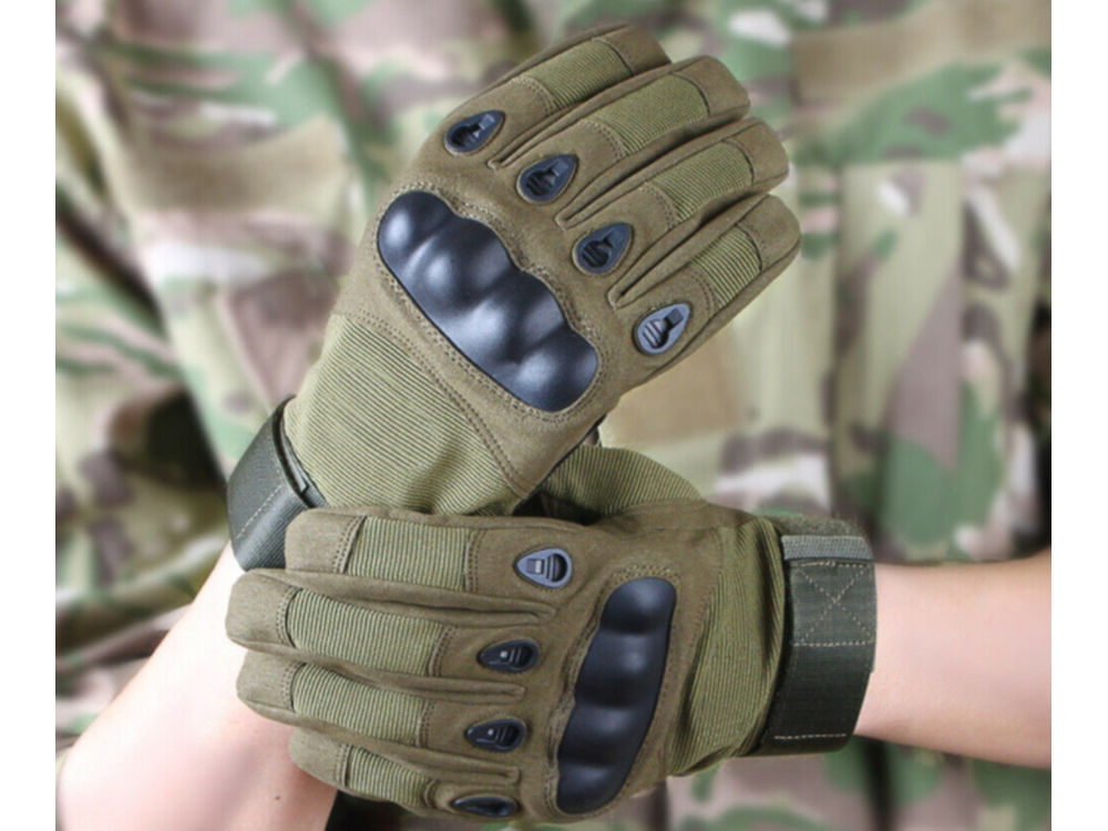 Guantes Tacticos Militares Proteciones Largos Airsoft Paiball Moto-4