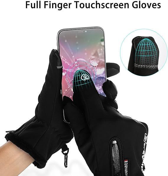 Guante térmico touch antideslizante impermeable-2
