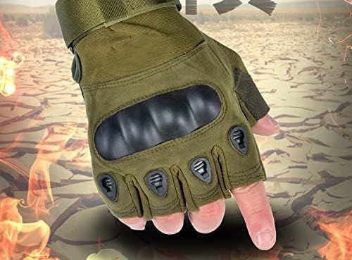 Guantes Tácticos Protecciones Cortos Militar Moto Airsoft Outdoor-3