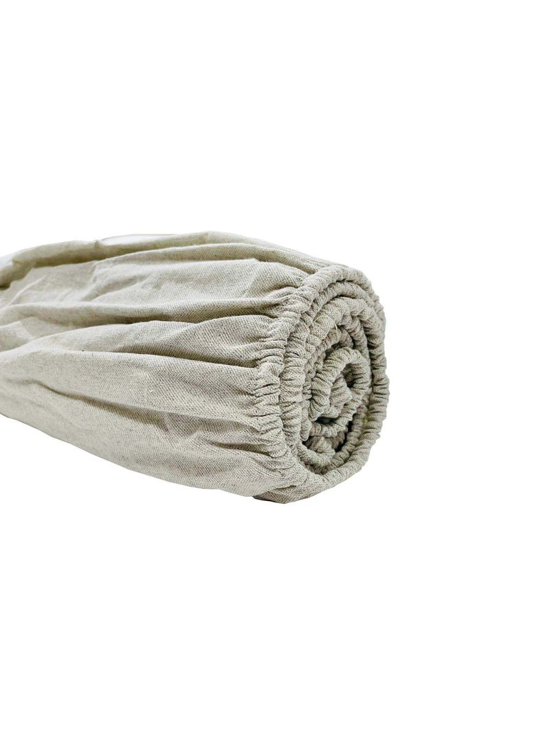 Faldón Elasticado Gris Claro 1.5 Plazas-3