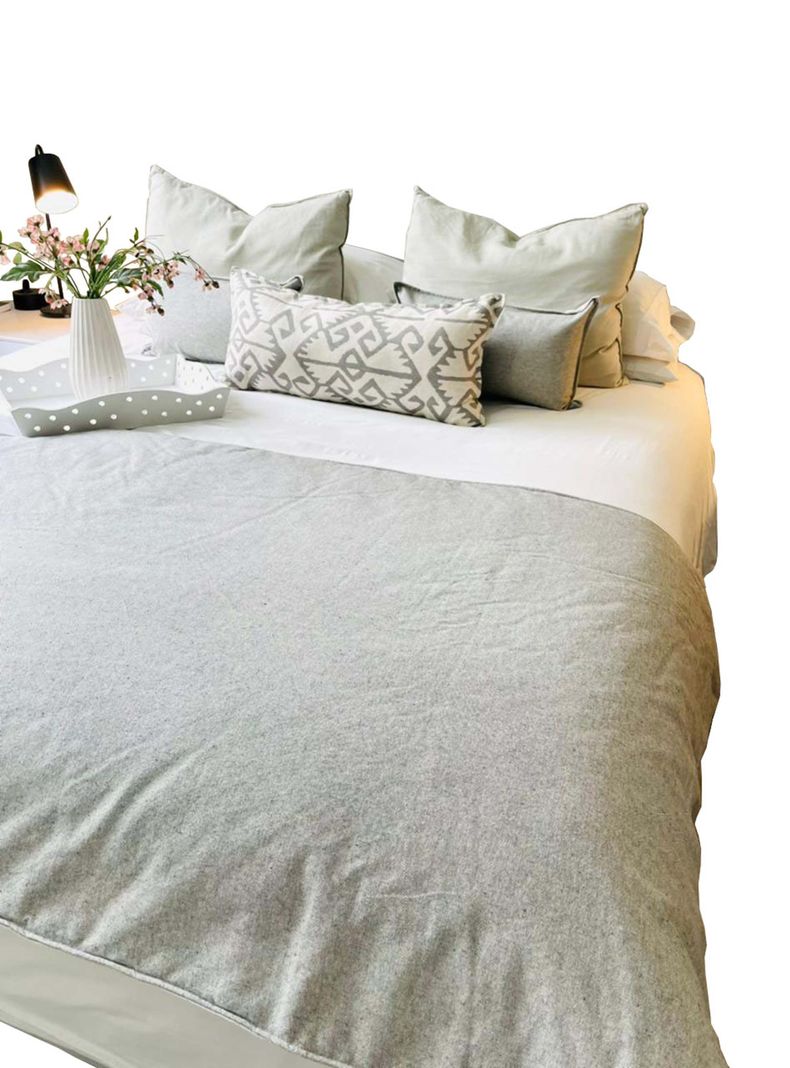 Piecera DUO gris claro/gris medio 250 x 95 cm-1