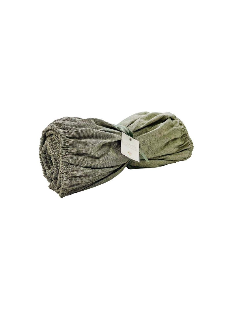 Faldón Elasticado Gris Medio King-0