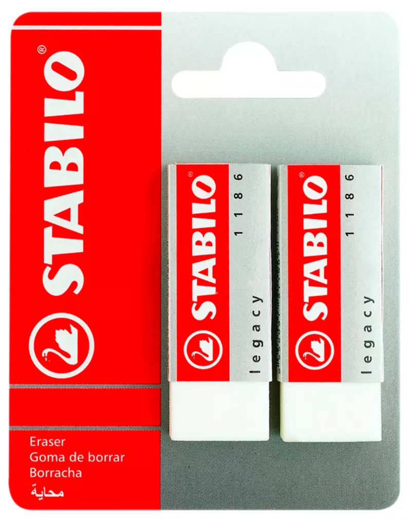 2 Gomas Legacy Stabilo Grande En Blister