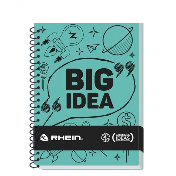 Pack 5 Cuadernos Big Ideas Rhein Carta 150 Hojas Tapa Dura-0