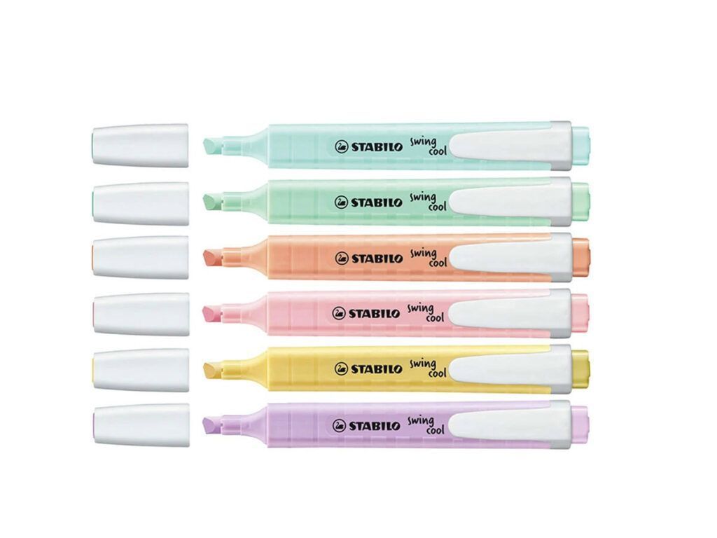 Set 48 Destacadores Stabilo Swing Cool Todos Colores-4