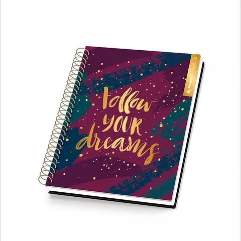 Pack 5 Cuadernos Gold Style Rhein Medio Oficio 150 Hojas-0