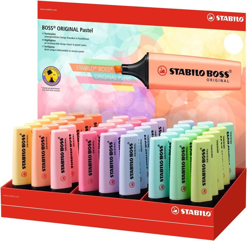 Set 45 Destacadores Stabilo Boss Todos Colores-0