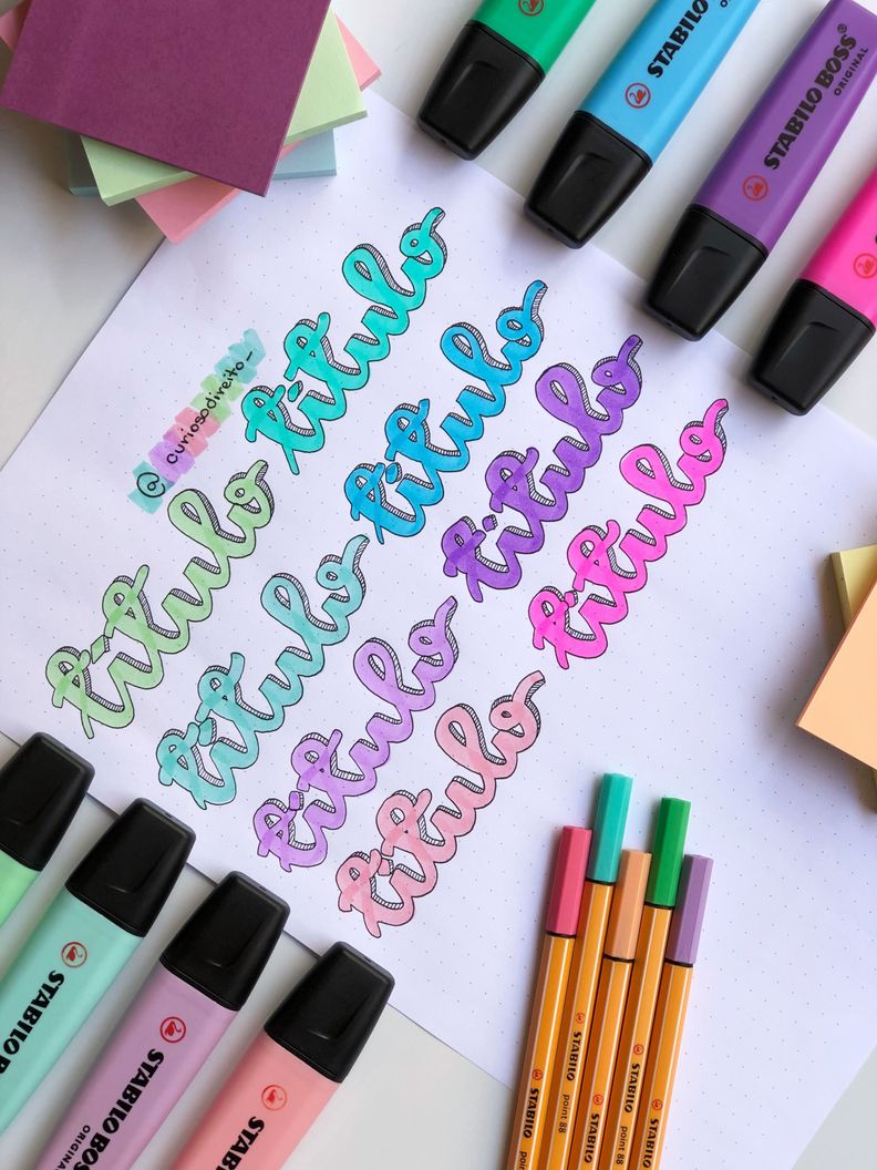 Set 45 Destacadores Stabilo Boss Todos Colores-2