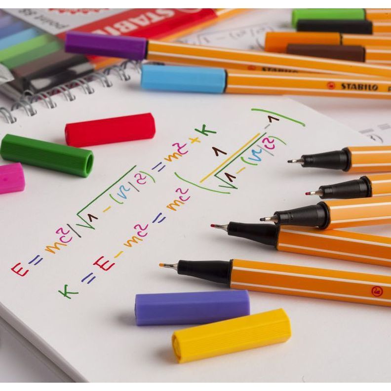 Estuche De 20 Fineliner Point 88 Stabilo Surtidos-2