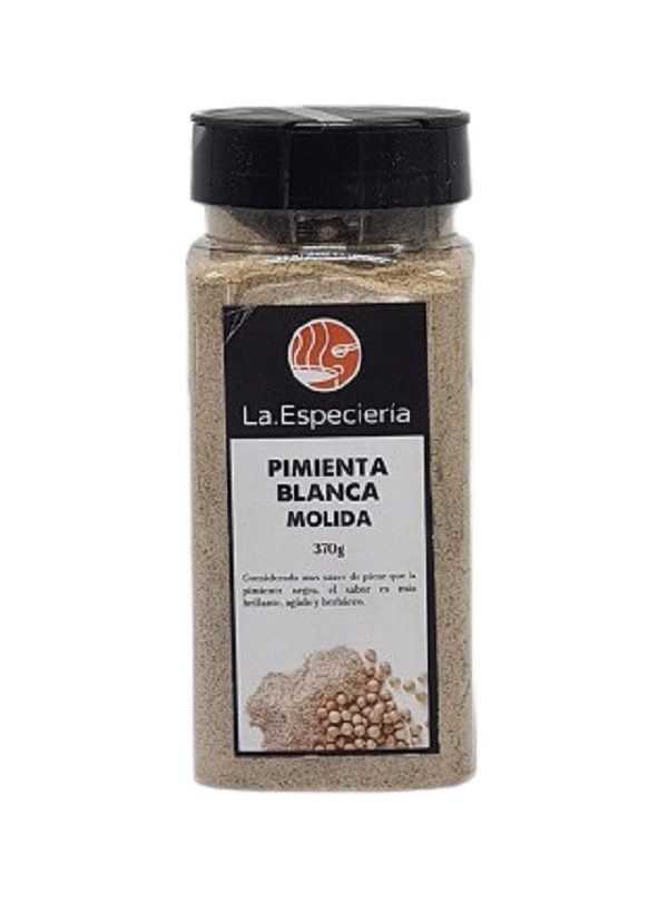 Pimienta Blanca Molida 370g La Especieria-0