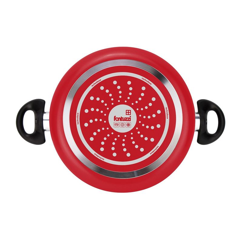 Batería de cocina de aluminio 6 Piezas Roja Gourmet-3
