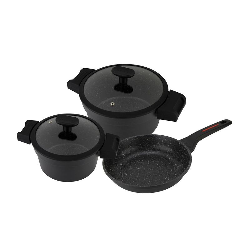 Batería de cocina de aluminio Alutherm 5 Piezas-0