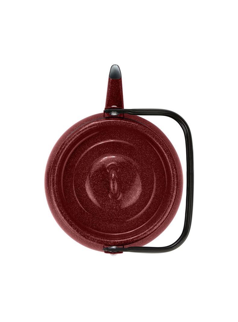Tetera 3,5 Litros acero esmaltado rojo Fundo-3