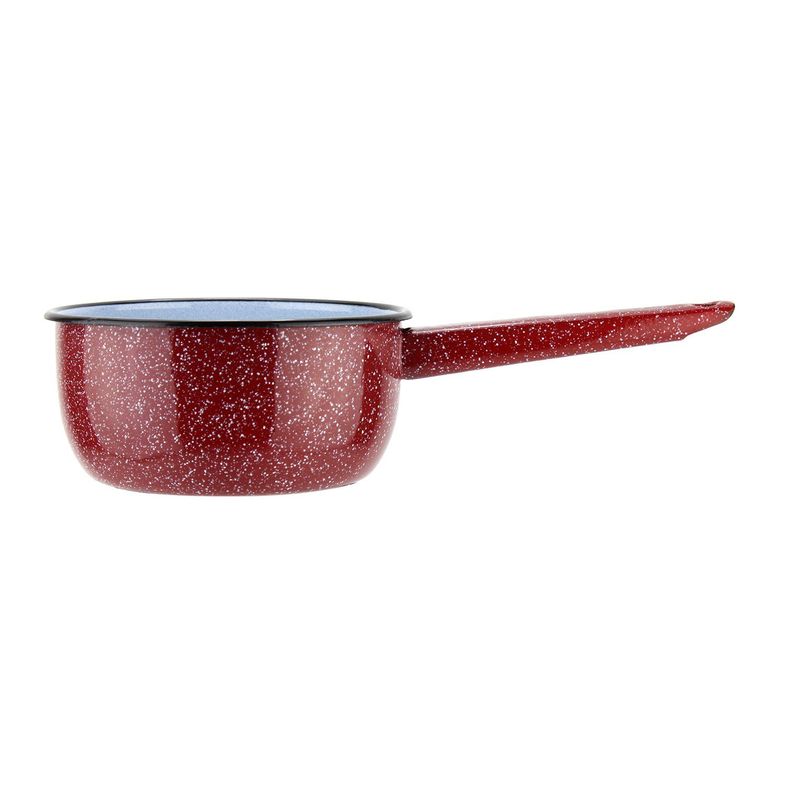 Batería de cocina 5 piezas acero carbónico roja Fundo Fantuzzi-2