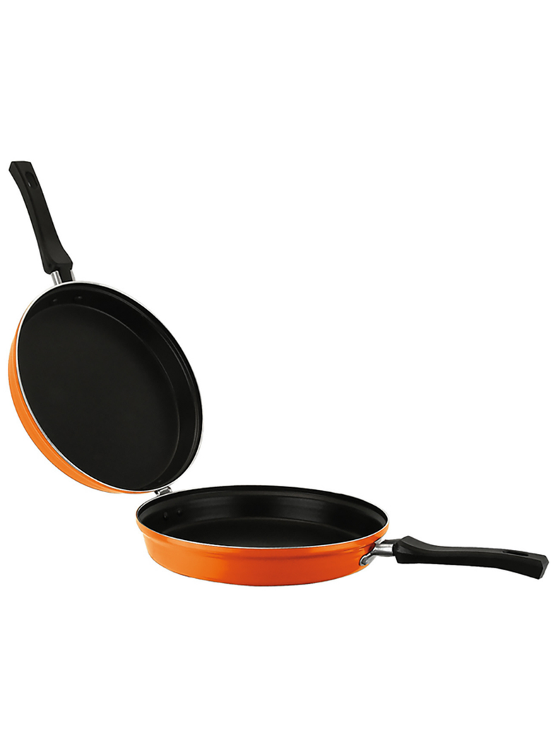 Sarten Omeletera Duo 24cm Naranja Gourmet Naranjo