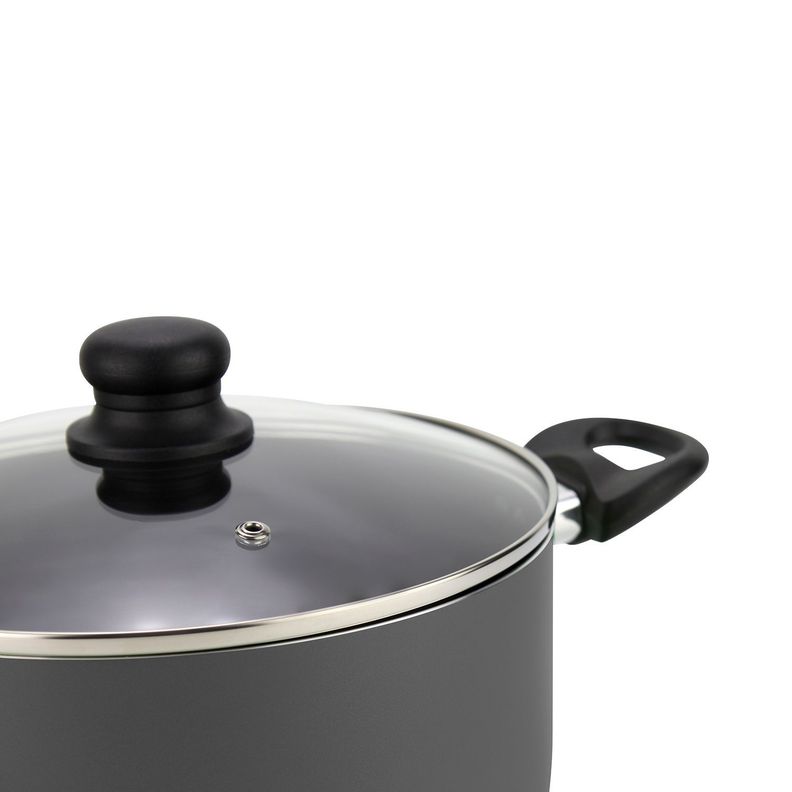 Batería de cocina de aluminio 6 Piezas Gris Gourmet-3
