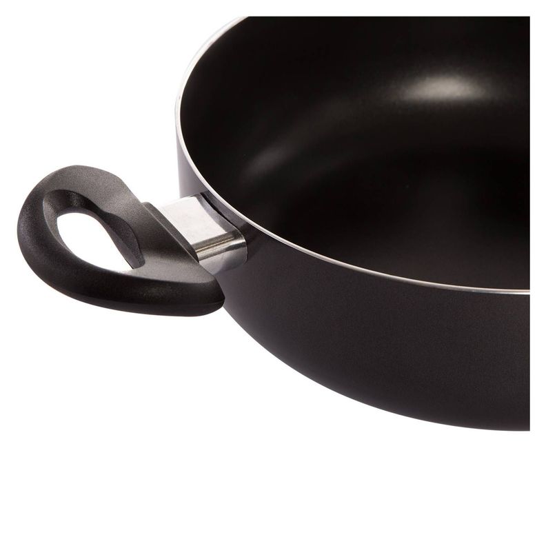Olla arrocera de aluminio 24 cm con antiadherente Gourmet-1