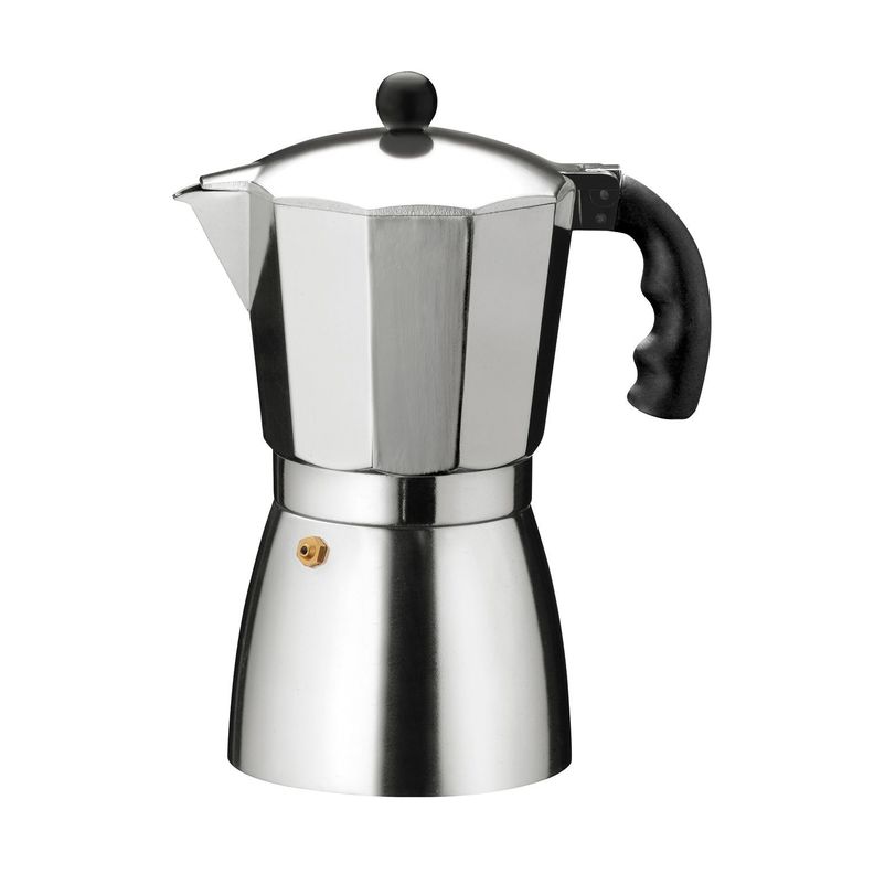 Cafetera Italiana Express Aluminio 12 Tazas Luna Fantuzzi-0