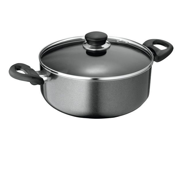 Olla de aluminio 26 cm con antiadherente Gourmet-0
