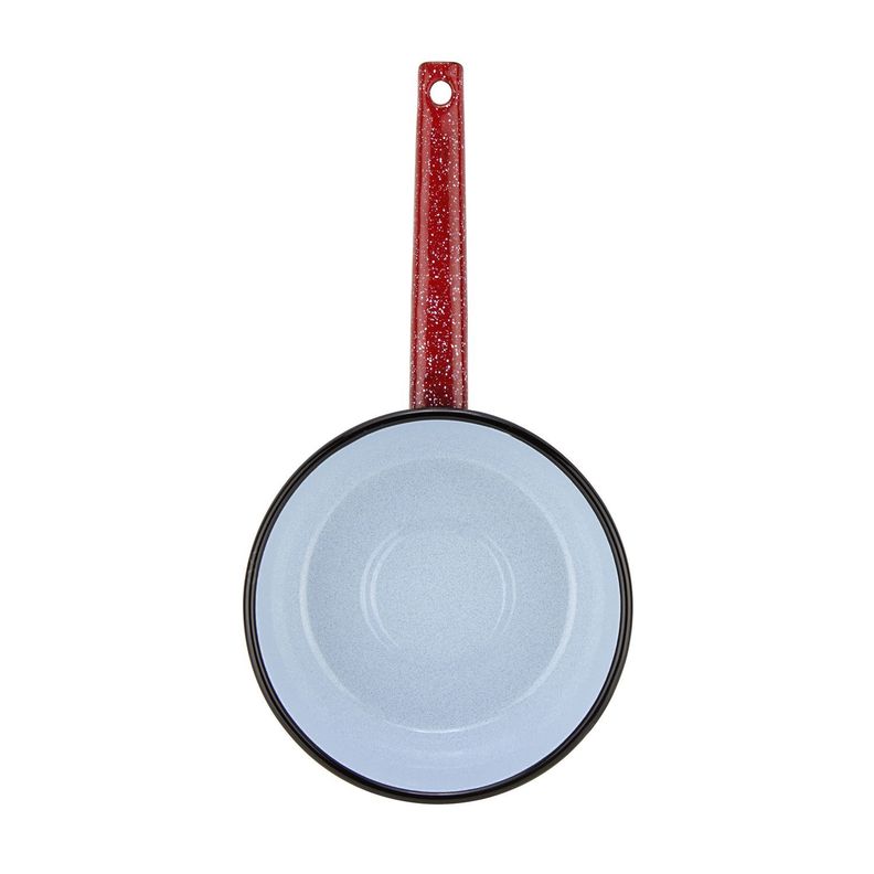 Cazo de 16 cm acero carbónico Fundo Rojo Fantuzzi-2