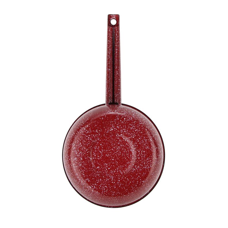 Cazo de 16 cm acero carbónico Fundo Rojo Fantuzzi-3