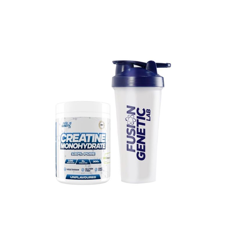 CREATINE MONOHYDRATE 100% CREAPURE® + SHAKER -0