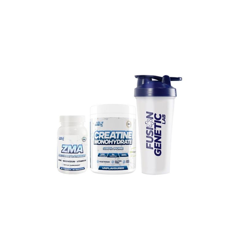 PACK CREATINE MONOHYDRATE 100% CREAPURE® + ZMA + SHAKER-0