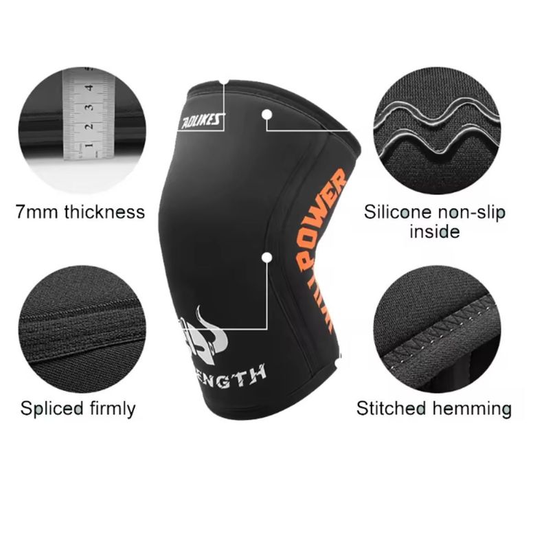 Rodilleras Deportivas Compresion Neopreno 7mm Crossfit -2