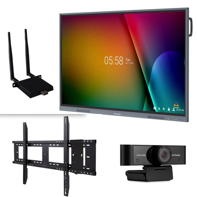 Kit Pantalla interactiva ViewBoard IFP 8553 + Soporte Muro WMK-047-2 + Wifi LB-WIFI-004 + Cámara Web-0
