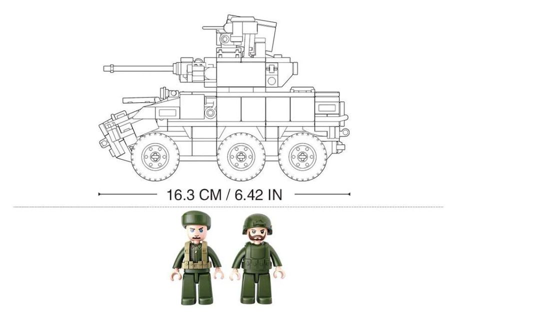 Blindado Tanque de Bloques EBRC Jaguar, -2