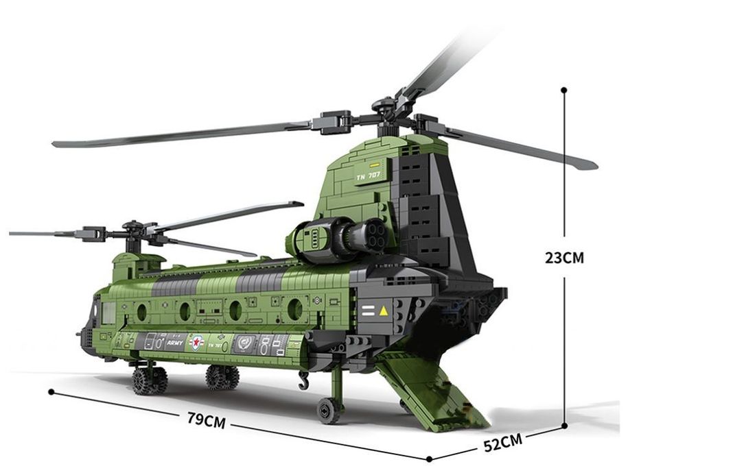 Helicoptero de transporte pesado CH-47F Chinnok US ARMY-1