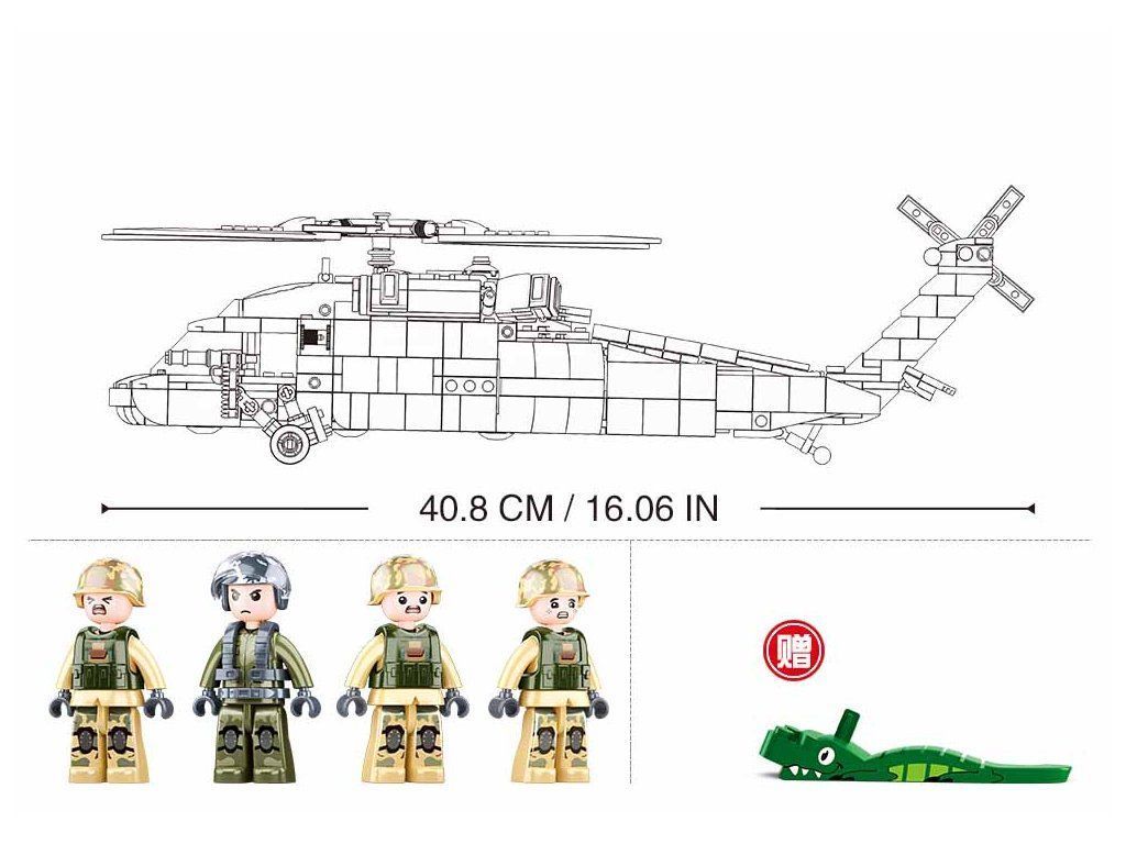 Helicoptero MH-60M Blackhawk Fach-3
