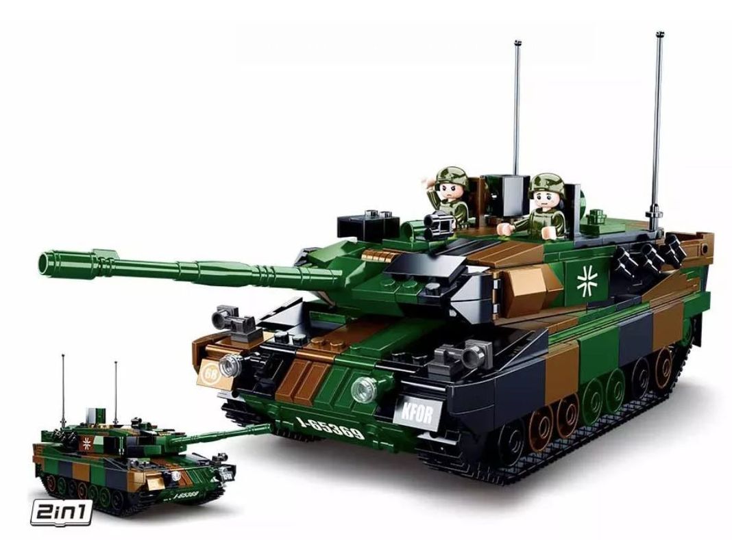 Tanque  de bloques Leopard 2A4&A5 Ejercito de Chile-5