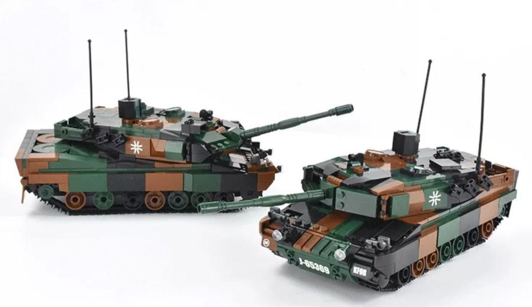 Tanque  de bloques Leopard 2A4&A5 Ejercito de Chile-1