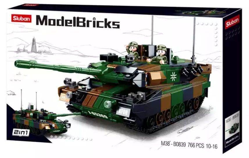Tanque  de bloques Leopard 2A4&A5 Ejercito de Chile-3