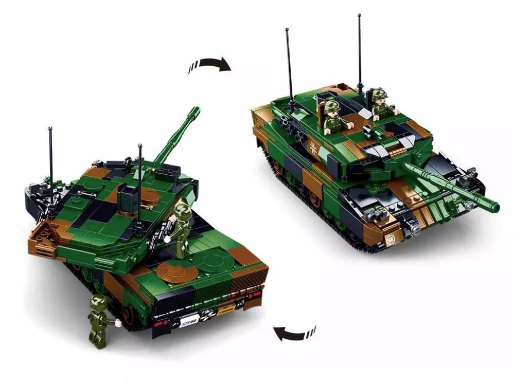 Tanque  de bloques Leopard 2A4&A5 Ejercito de Chile-4