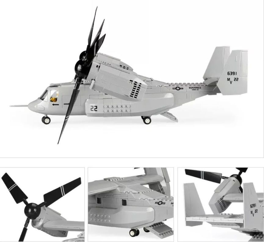 Avión Helicoptero V-22 Osprey USMC-4