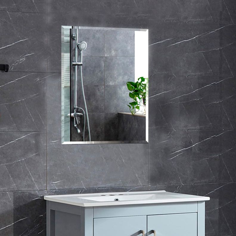 Espejo Rectangular Puntas Rectas Joytek 60x45 cm-2