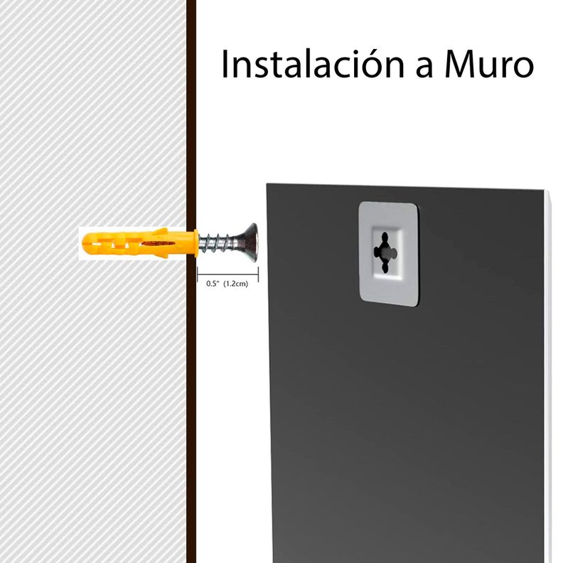 Espejo Rectangular Puntas Rectas Joytek 60x45 cm-5