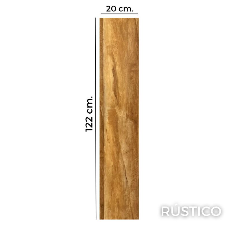 Piso Flotante 8 mm Rústico 122x20 cm / 2.44 m2 (1 Caja 10 Uni)-2