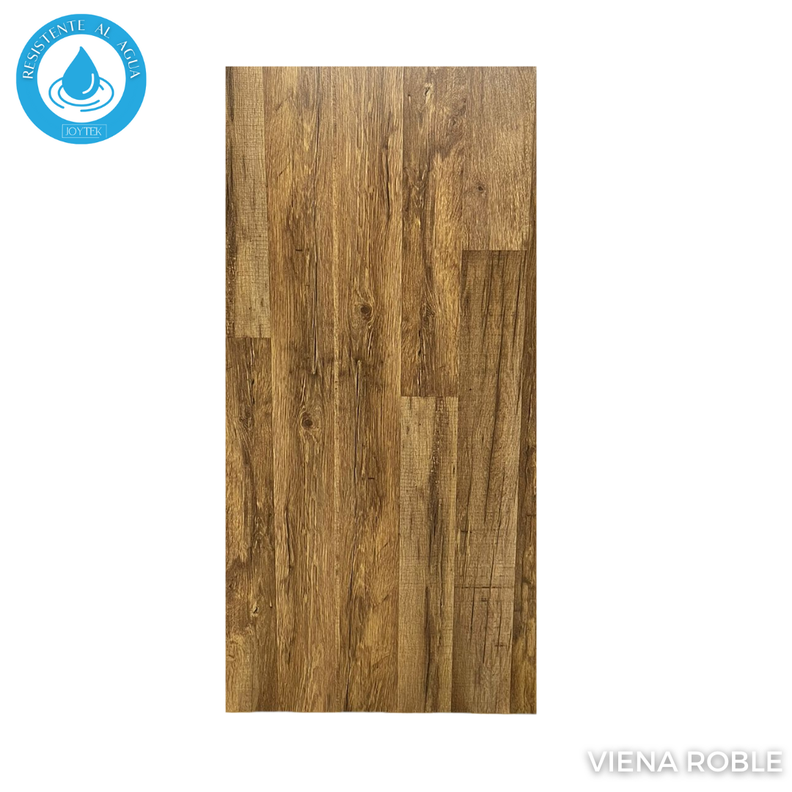 Piso Flotante Resistente al Agua 8 mm Viena Roble 121x19 cm / 1,92 m2 (1 Caja 8 Uni)-1